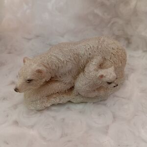 Polar Bear Holiday Decor Figurine